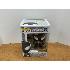 Funko Spider-Man Pop! Marvel Black Suit Spider-Man الحصري Vinyl Bobble Head #79