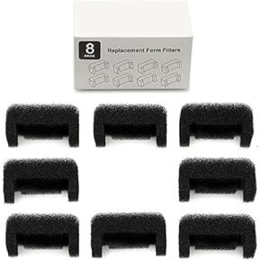 16 Pack Cat Water Fountain Filters, Pet Fountain Replacement Filters, Cat Fountain Filter for 84oz/2.5L Square Pet Fountains, Automatic Water Dispenser Drinking Fountain