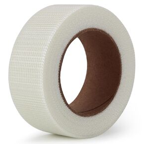LLPT Drywall Repair Fiberglass Tape 7.8" x 100 Feet Industrial Grade Extra Strength Fiber Mesh Heavy Duty Self Adhesive for Seam Patch Wall Crack Seam Repair Color White (DRF810)