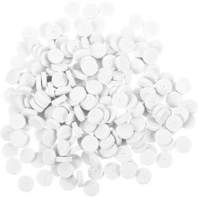 Healifty 200pcs مقطع على منصات القرط الراحة الرغوة الرغوية الناعمة وسائد حرك البلاستي