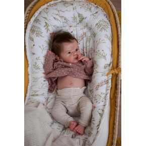 Anano Reborn Baby Doll Soft Silicone Full Body 18Inch Lifelike Baby Girl Realistic Newborn Size Babies Dolls That Look Real Life Like Babys Doll Alive Blue Eyed