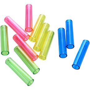 Teensery 50 Pcs Plastic Pencil Caps Pencil Tip Protector Pencil Extender for Classroom School Office, Mixed Color