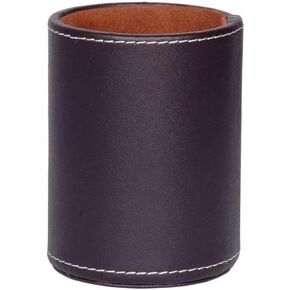 ESOWEMSN 1PC PU BROWN LEATHER REOLD PEMIL CUP CUP CUP CUP