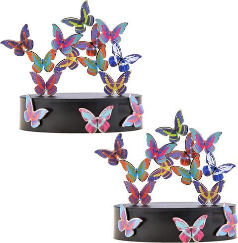 PowerTRC Toy Magnetic Desktop Sculpture (Butterflies) | Mini Magnetic Art Decoration for Desktop | Fun Stress Relief Office Gift in Saudi Arabia