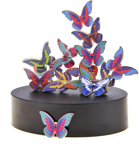PowerTRC Toy Magnetic Desktop Sculpture (Butterflies) | Mini Magnetic Art Decoration for Desktop | Fun Stress Relief Office Gift in Saudi Arabia