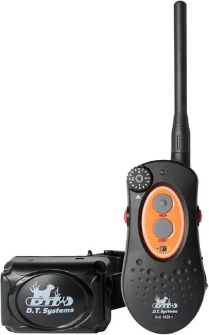 DT SYSTEMS H2O1820 Plus E-Collar, Waterproof Rechargeable Expandable Remote Dog Trainer, 16 Stimulation Levels, Vibration Assist, Black in Saudi Arabia