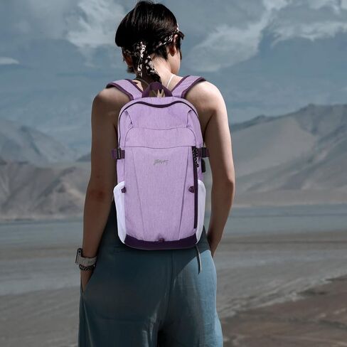 Travel Backpack for Women & Men, Lightweight Backpacks with USB Charging Port in 3 Size, TSA 13.5/15.6/17.3 inch Laptop Backpack, Casual Hiking Daypack for Camping Weekender Business Outdoor in Kuwait