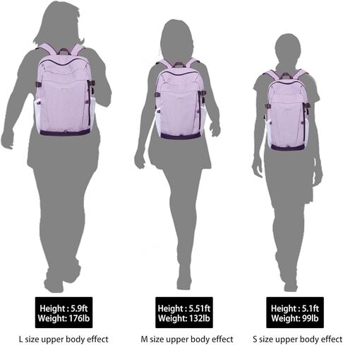 Travel Backpack for Women & Men, Lightweight Backpacks with USB Charging Port in 3 Size, TSA 13.5/15.6/17.3 inch Laptop Backpack, Casual Hiking Daypack for Camping Weekender Business Outdoor in Kuwait