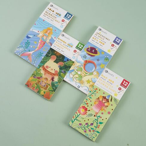 مجموعة الكتب المائية الجيبية ، كتاب الطلاء بالألوان المائية ، إشارات ألوان مائية للأطفال ، بداية ، هدايا عيد الميلاد للطلاب (5 أجهزة كمبيوتر) in Kuwait