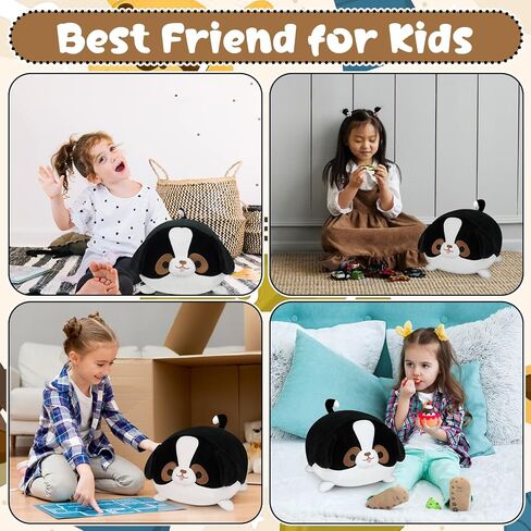 Dog Plush Pillows, Cute Puppy Stuffed Animal Hugging Pillow, 8Inch Stuffed Cuddle Plush Toys, Birthday Gifts for Kids Girls,Boys in Kuwait