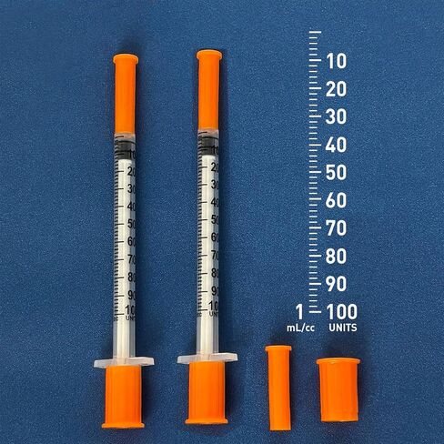 U-100 0.5cc Syringe 31G 5/16 inch (8mm) Individual Pack of 36 in Saudi Arabia