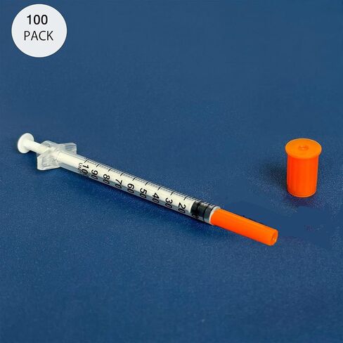 U-100 0.5cc Syringe 31G 5/16 inch (8mm) Individual Pack of 36 in Saudi Arabia