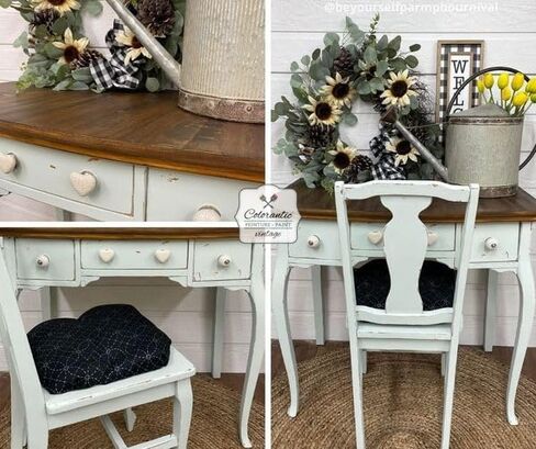 Colorantic | SPRING BREEZE Chalk Paint Based for Furniture DIY - Multi-Surface Craft Paint | LIGHT MINT GREEN COLOR Home Decor Painting (16 oz, Spring Breeze) in Saudi Arabia