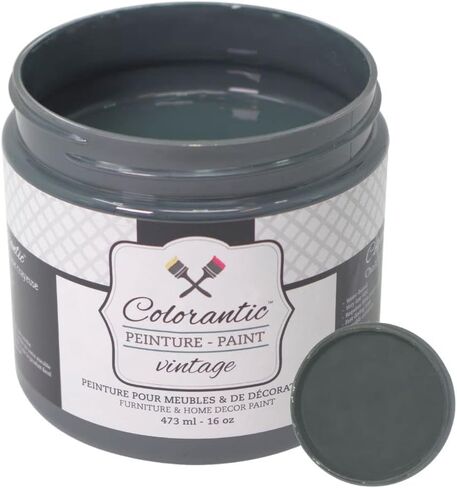 لون الأطلسي | Pring Breeze Chalk Paint على أساس الأثاث DIY - الطلاء الحرفي متعدد السطح | لوحة ديكور المنزل الخضراء ذات النعناع الخضراء (16 أوقية ، نسيم الربيع) in Kuwait