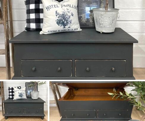 لون الأطلسي | Pring Breeze Chalk Paint على أساس الأثاث DIY - الطلاء الحرفي متعدد السطح | لوحة ديكور المنزل الخضراء ذات النعناع الخضراء (16 أوقية ، نسيم الربيع) in Kuwait