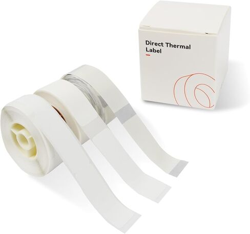 3 Rolls D110/D11 Clear, White, Glow in The Dark Label Maker Tape, Address Labels Name Labels for Daycare, School, Travel, Luminous Sticker for handrails, Doors, exits, Emergency corridors, switches in Kuwait