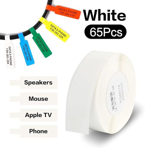 3 Rolls D110/D11 Clear, White, Glow in The Dark Label Maker Tape, Address Labels Name Labels for Daycare, School, Travel, Luminous Sticker for handrails, Doors, exits, Emergency corridors, switches in Kuwait