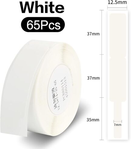 3 Rolls D110/D11 Clear, White, Glow in The Dark Label Maker Tape, Address Labels Name Labels for Daycare, School, Travel, Luminous Sticker for handrails, Doors, exits, Emergency corridors, switches in Kuwait