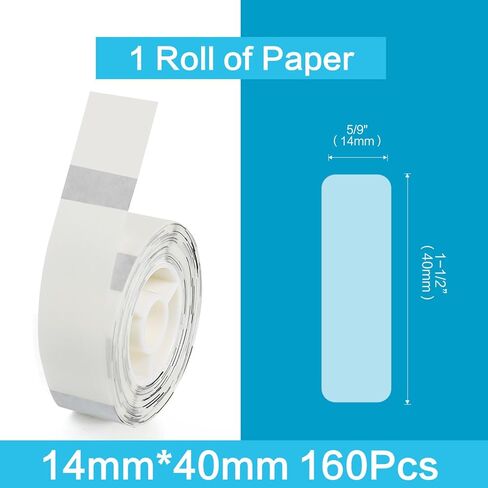 3 Rolls D110/D11 Clear, White, Glow in The Dark Label Maker Tape, Address Labels Name Labels for Daycare, School, Travel, Luminous Sticker for handrails, Doors, exits, Emergency corridors, switches in Kuwait