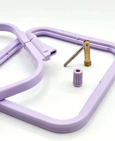 Nurge Lilac 3 Pcs Set Plastic Square Embroidery Hoop, Cross Stitch Hoops, Punch Needle Hoop (3 Pcs) in Saudi Arabia