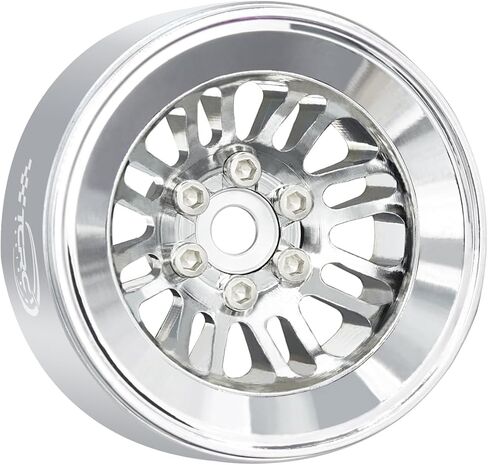 4PCS Aluminum 2.2 Inch High Mass Beadlock Wheels Hubs for 1/10 Axial Wraith RR10 YETI SCX10 D90 TRAXXAS TRX4 CC01 RC Crawler Car,Chrome+Purple in Kuwait