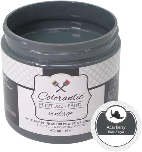 لون الأطلسي | Pring Breeze Chalk Paint على أساس الأثاث DIY - الطلاء الحرفي متعدد السطح | لوحة ديكور المنزل الخضراء ذات النعناع الخضراء (16 أوقية ، نسيم الربيع) in Kuwait