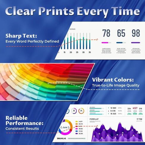 TN221 TN225 Toner Cartridges High-Yield Compatible with HL-3140CW, HL-3150CW, HL-3170CDW, HL-3142CW, HL-3152CDW, HL-3172CDW，HL-3180CDW, MFC-9140CDN Printers (4 Pack, BK/Y/M/C) in Kuwait