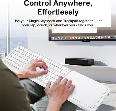 Stand for Apple Magic Keyboard with Touch ID and Trackpad | Accessories for iMac, MacBook, Apple Vision Pro, Compatible with Meta Quest 3s | Home and Office Desk Accessories (H w/o N pre Sep 2021) in Saudi Arabia