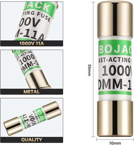 BOJACK Multimeter Fuse DMM 11 and DMM 44 Fast Acting Digital Multimeter Replacement Fuse(Pack of 6) in Kuwait