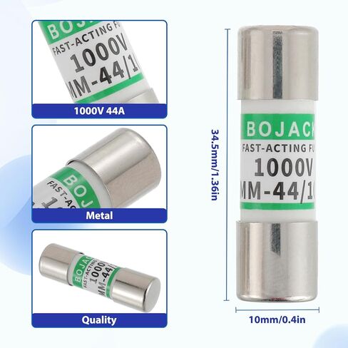 BOJACK Multimeter Fuse DMM 11 and DMM 44 Fast Acting Digital Multimeter Replacement Fuse(Pack of 6) in Kuwait