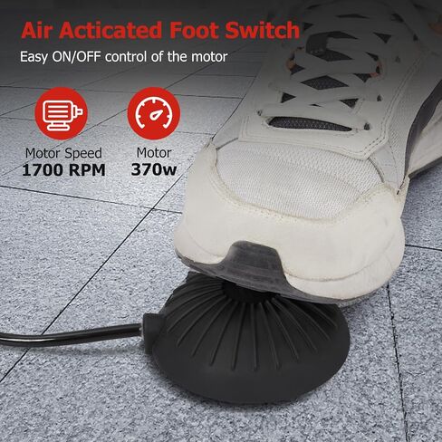 Drain Cleaning 50FT 3/8inch Solution with 50 Ft Electric Drain Auger - Automatic Operation, Portable Design, 4 Cutters Included, Foot Switch Control, and Ideal for 1 to 4 Inch Pipes. in Saudi Arabia