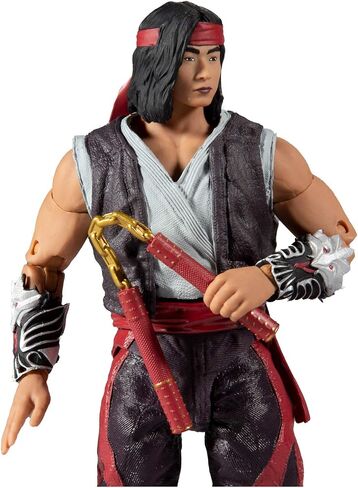 McFarlane Toys Mortal Kombat Liu Kang (Fighting Abbot) 7" Action Figure with Accessories in Saudi Arabia