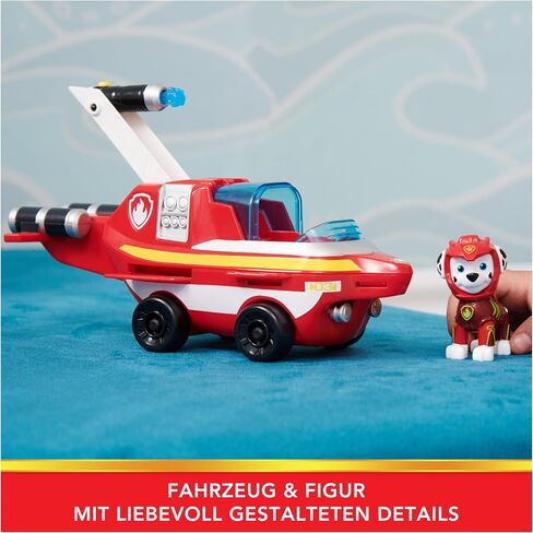 Paw Patrol Aqua Pups Marshall Transforming Dolphin Vehicle with Collectible Action Figure, Kids Toys for Ages 3 and up in Saudi Arabia