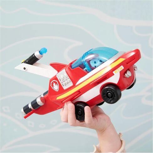 Paw Patrol Aqua Pups Marshall Transforming Dolphin Vehicle with Collectible Action Figure, Kids Toys for Ages 3 and up in Saudi Arabia