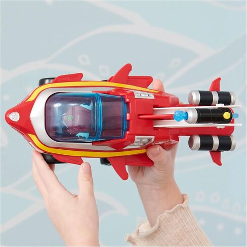Paw Patrol Aqua Pups Marshall Transforming Dolphin Vehicle with Collectible Action Figure, Kids Toys for Ages 3 and up in Saudi Arabia