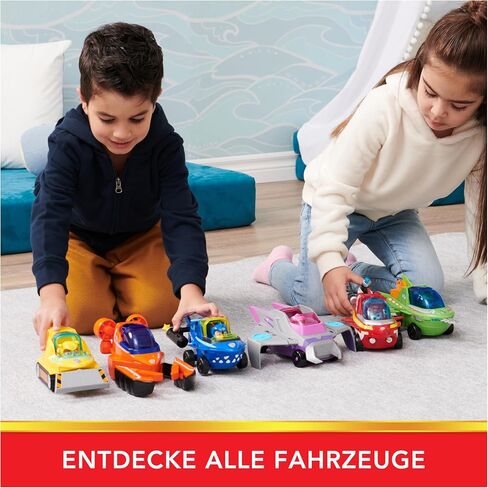 Paw Patrol Aqua Pups Marshall Transforming Dolphin Vehicle with Collectible Action Figure, Kids Toys for Ages 3 and up in Saudi Arabia