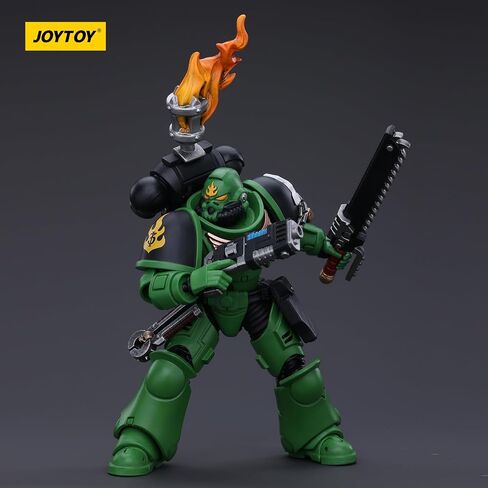 JOYTOY Warhammer 40k Salamanders, Salamanders Intercessors Sergeant Tsek'gan 1/18 Action Figure, Dedicated to You Who Love Collecting in Saudi Arabia