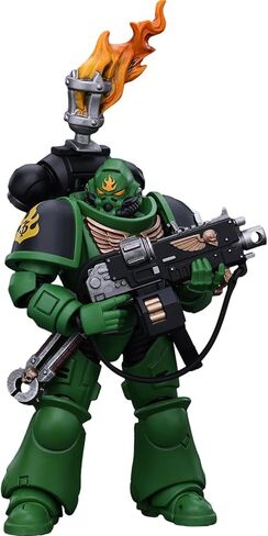 JOYTOY Warhammer 40k Salamanders, Salamanders Intercessors Sergeant Tsek'gan 1/18 Action Figure, Dedicated to You Who Love Collecting in Saudi Arabia