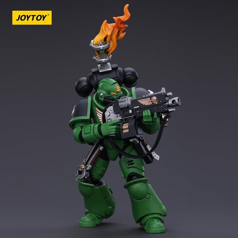 JOYTOY Warhammer 40k Salamanders, Salamanders Intercessors Sergeant Tsek'gan 1/18 Action Figure, Dedicated to You Who Love Collecting in Saudi Arabia