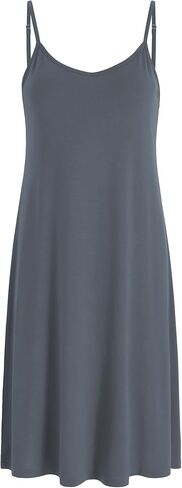 Latuza Women's Viscose Slip Sleep Dress Sleeveless Nightgown in Kuwait