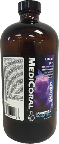 Brightwell Aquatics MediCoral - Coral Dip for New Coral Additions and to Benefit Established Corals , 30-ml in Kuwait