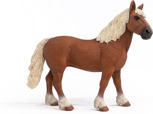 Schleich Farm World Realistic Noriker Stallion Horse Figurine - Highly Detailed and Durable Farm Animal Toy, Fun and Educational Play for Boys and Girls, Gift for Kids Ages 3+ in Saudi Arabia