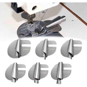 Allomn 8pcs Foot Universal Flower Swing Hemmer ، قدم ضغط عريض من 3 إلى 10 مم ، قدم Hemmer Foot Foot ، مرفقات آلة الخياطة العالمية