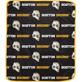 Pegasus Sports Officially Licensed NHL Repeat Logo Wordmark Ultra Soft Blanket