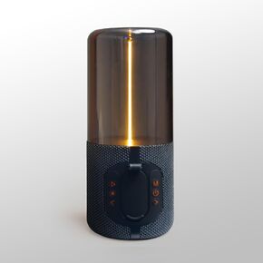 Minimalist Table Lamp With Bluetooth Speaker, Unique Cordless Cool LED Lighting, Rechargeable Modern Desk Light With Touch Control, Portable Beside Light, Gift for Him/Her/Dad/Mom