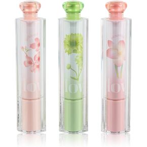 Cute highlighter, square color highlighter with chisel tip, aesthetic marking and coloring, pack of 3pcs