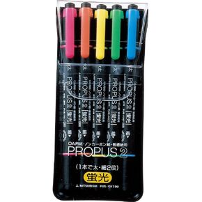 三菱鉛筆 Mitsubishi Pencil Pus101tn5c Highlighter Propus 2 5 Colors