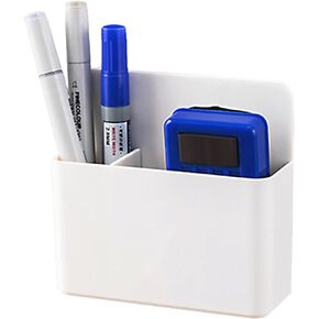 Magnetic Pen holder, Dry Erase Marker Holder, Fridge Magnets Plastic Box, Pencil Markers Organizer, Magnetic Organizer for Whiteboards/Fridge/Refrigerator, Magnetic Pen Holder Dry Erase Tray