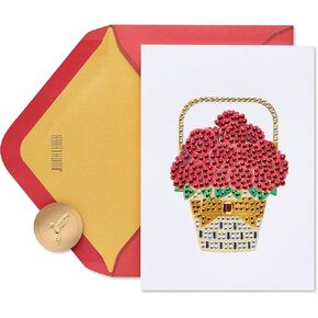 Papyrus Judith Leiber Blank Card for Her (Gemmed Citrus)