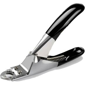 Rocky Mountain Goods Nail Clippers for Dogs and Cats - Stainless Steel Pet Nail Clippers for Small & Large Pets - Ergonomic Handle - Adjust Safety Ring Blade - Claw Trimmers Pet Care - Black Nails (2)